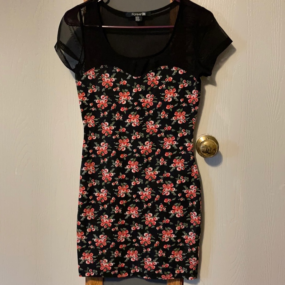 Pink flower dress